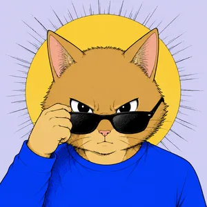 Cat in sunglasses